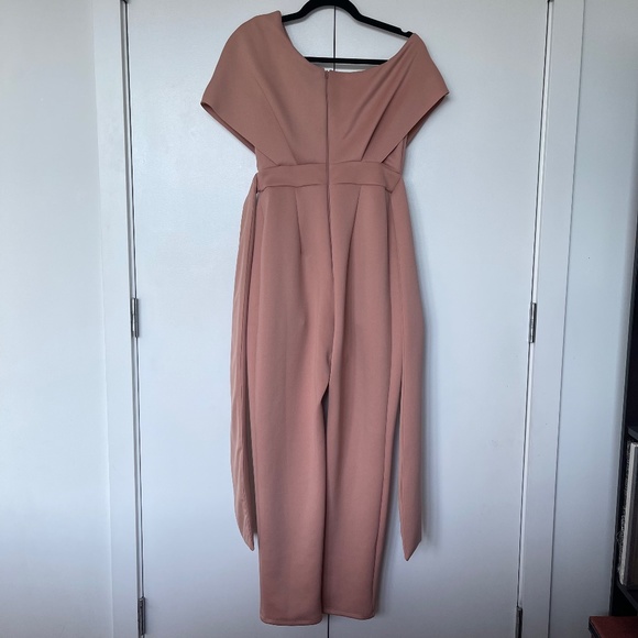 Scuba Jumpsuit in blush - Picture 4 of 5